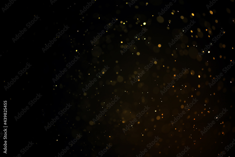 texture of gold dust or drops on a black background, overlay texture of gold dust or drops on a black background, overlay