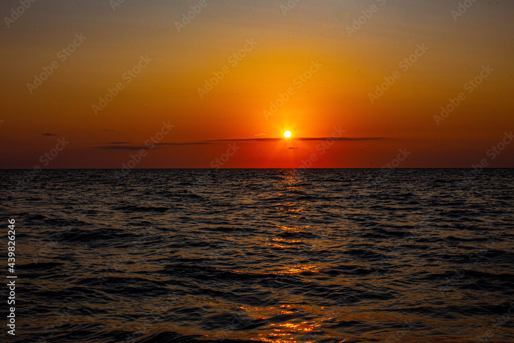 sea sunset view