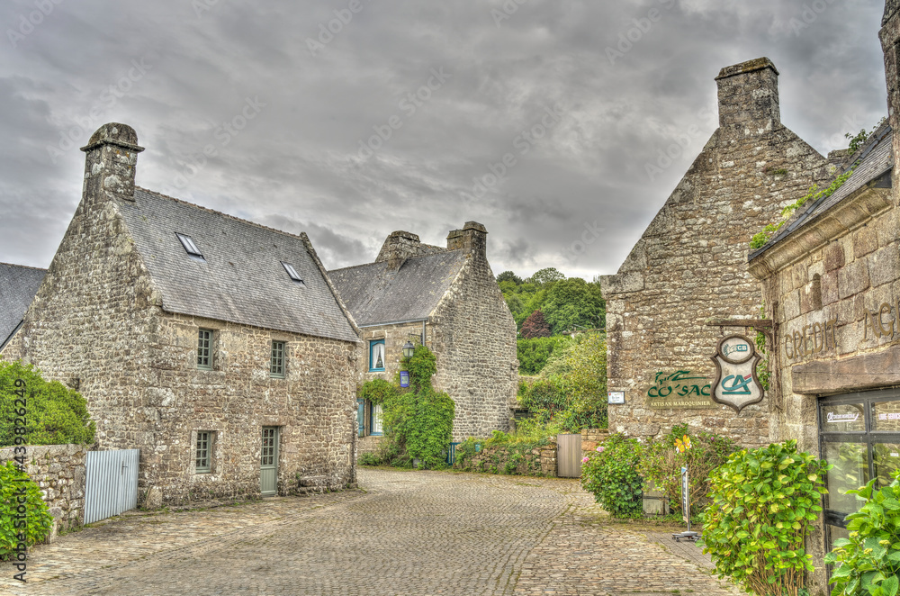 Locronan, France, HDR Image Locronan, France, HDR Image