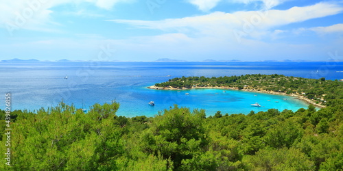 Beautiful beach Kosirina on island Murter, Adriatic sea, Croatia © Simun Ascic