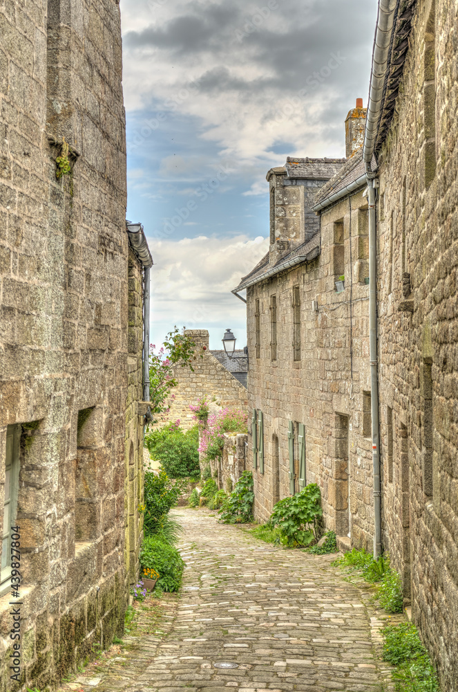 Locronan, France, HDR Image