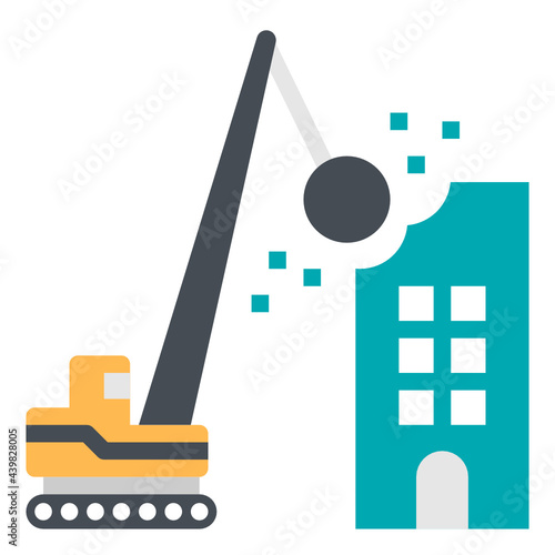 destroy building