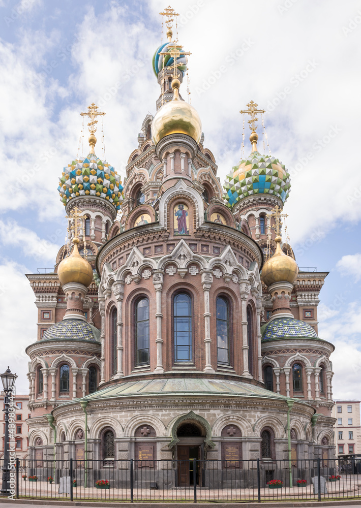 Church of the Resurrection (Savior on Spilled Blood) .1883-1907.  St. Petersburg