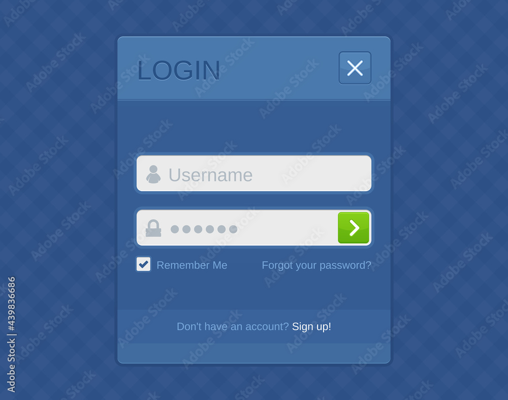 Login box