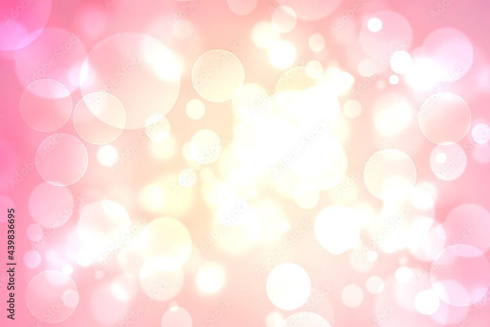 Abstract blurred vivid spring summer light delicate pastel pink yellow bokeh background texture with bright soft color circles and bokeh lights. Card concept. Beautiful backdrop illustration. Abstract blurred vivid spring summer light delicate pastel pink yellow bokeh background texture with bright soft color circles and bokeh lights. Card concept. Beautiful backdrop illustration.