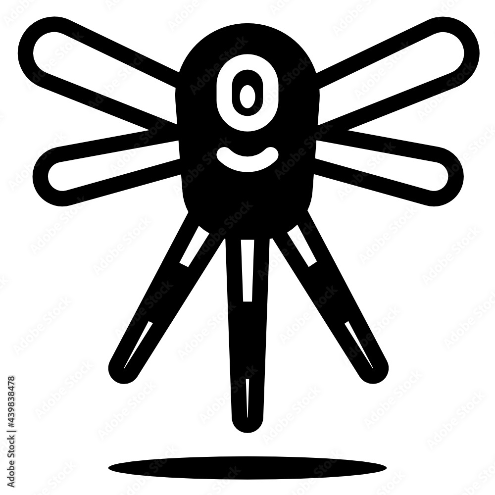 Dragonfly monster icon Dragonfly monster icon
