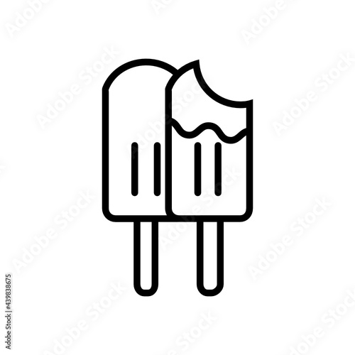 icecream line icon