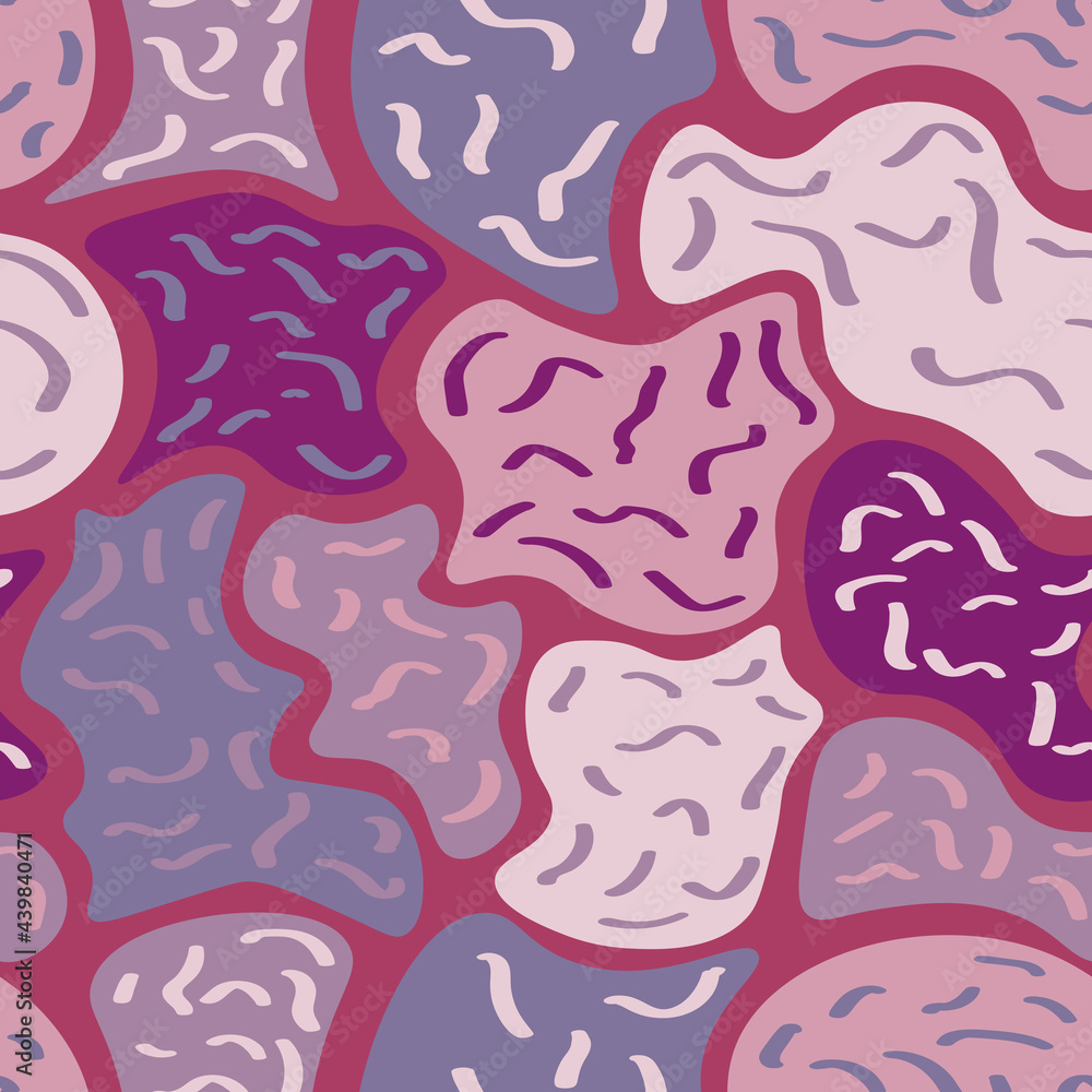 Seamless repeating pattern of colored shapes Seamless repeating pattern of colored shapes