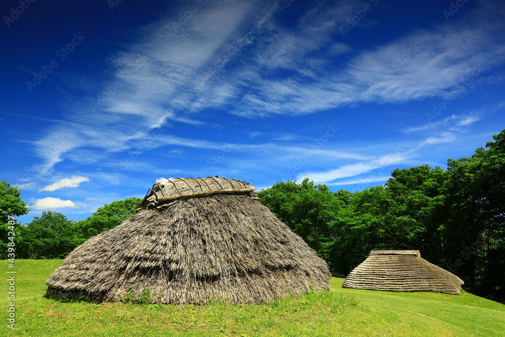 岩手県北上市　新緑の樺山遺跡