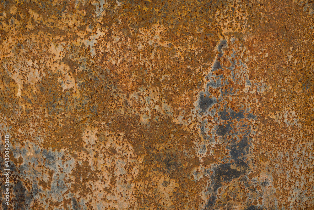 Fototapeta premium Grunge rusted metal texture, rust, and oxidized metal background. Old metal iron panel