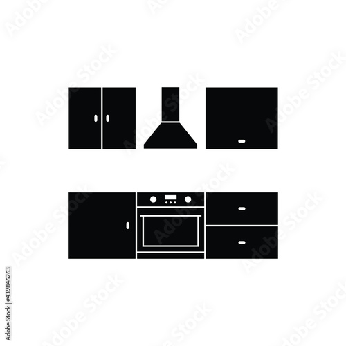kitchen design icon oven cooking sign 