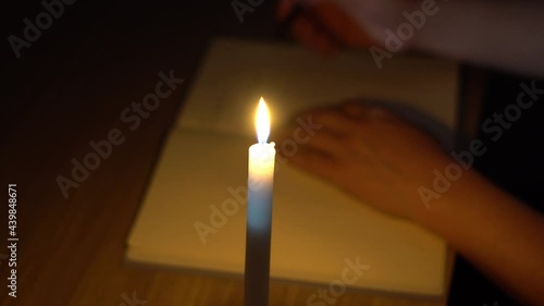 Light a candle, read a book and study