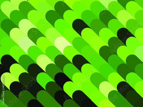 Abstract green geometric ba...