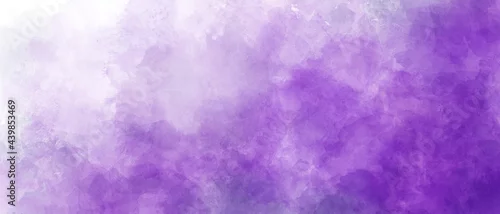 Panel kuchenny z motywem Abstract purple watercolor background painting, abstract ocean waves