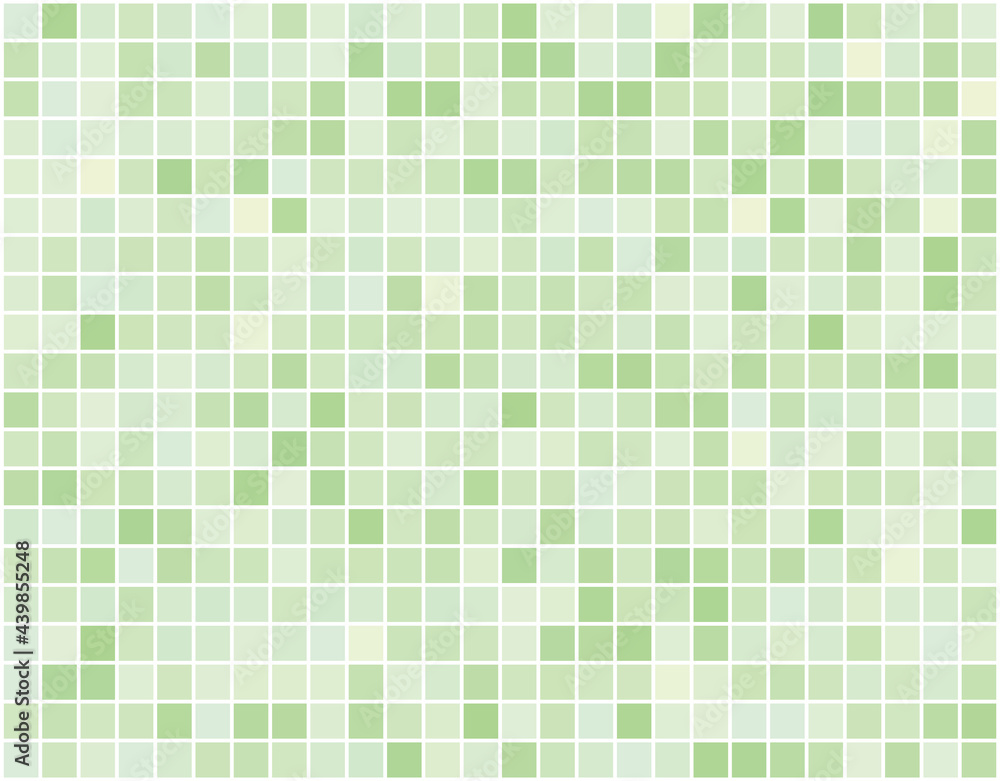 Background illustration of a light green geometric pattern with different shades randomly arranged. Background illustration of a light green geometric pattern with different shades randomly arranged.