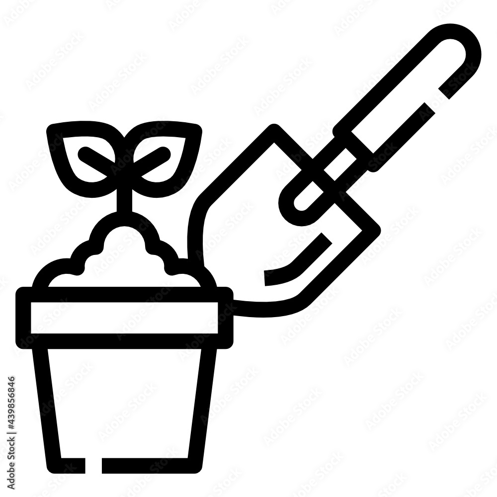 plant line icon plant line icon