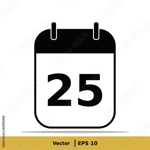 Calendar, Schedule, Date Settings, Appointment Icon Illustration. Date Sign Symbol. Vector Icon EPS 10