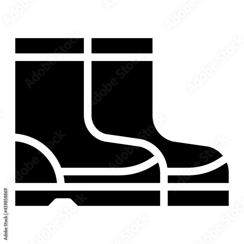 boots glyph icon