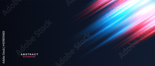 Abstract technology background with motion neon light effect.Vector illustration.	
