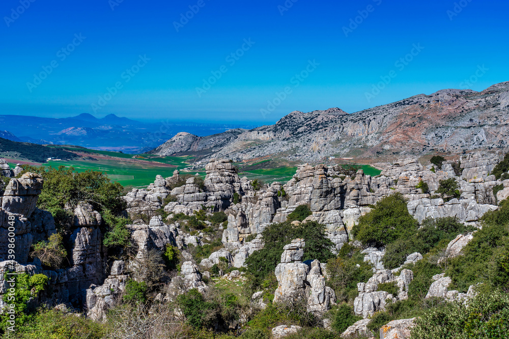 El Torcal de Antequera, Andalusia, Spain, near Antequera, province Malaga.