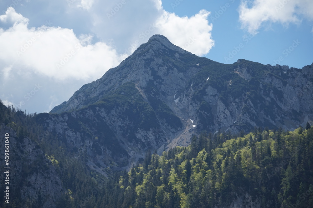 Fototapeta premium Wanderung zum Frillensee am Zwiesel/Hochstaufen