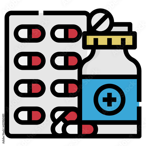 medicines line icon