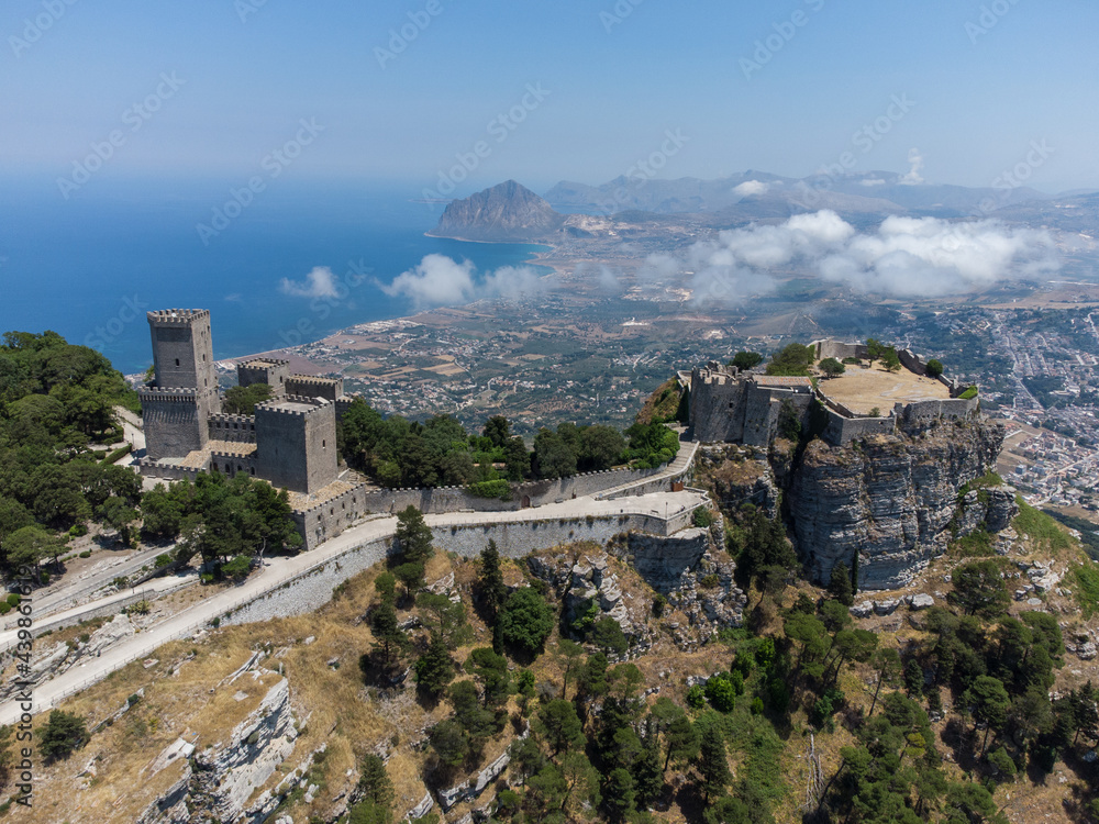 Obraz premium immagini aeree di erice