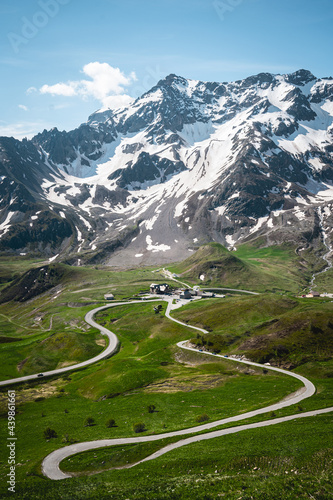 Route du Col du Galibier - Lautaret dans les Alpes, France