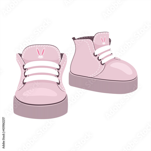 baby pink shoes