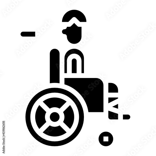 wheel glyph icon