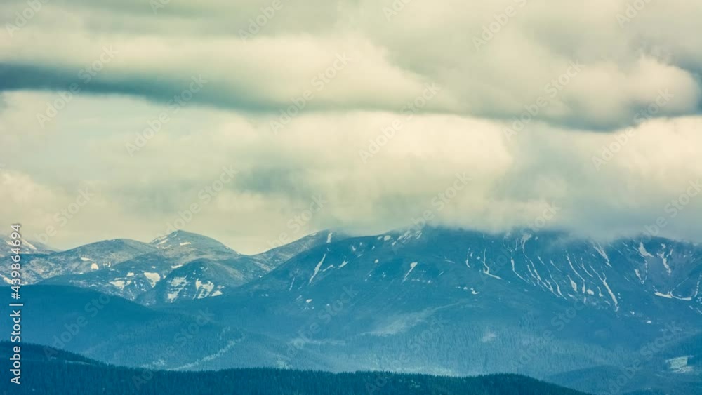 time lapse mountains and clouds time lapse mountains and clouds
