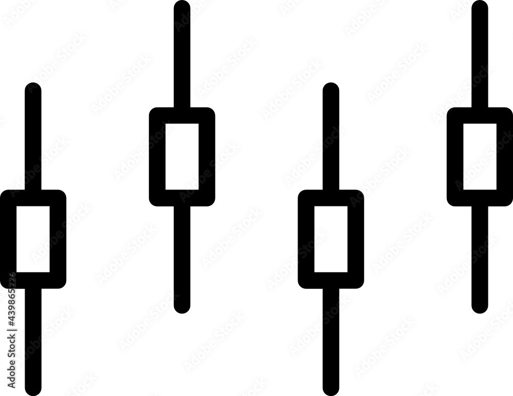 stock market minimal line icon stock market minimal line icon