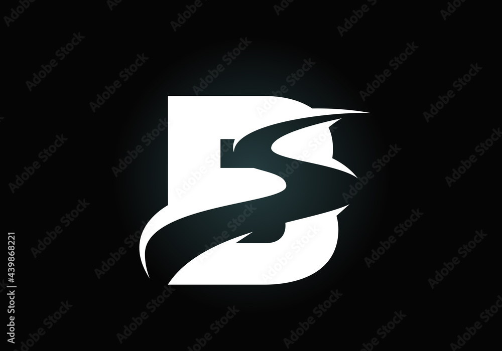 Initial Letter B with backspace S or pathway Logo design vector template, Graphic Alphabet Symbol for Corporate Business Identity Initial Letter B with backspace S or pathway Logo design vector template, Graphic Alphabet Symbol for Corporate Business Identity
