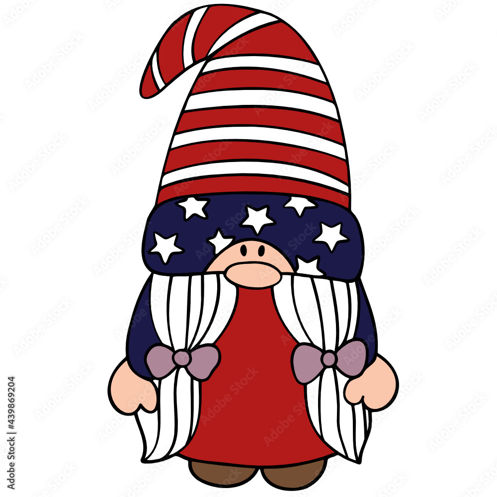 America Gnome-USA illustration for web, wedsite, application, presentation, Graphics design, branding, etc. America Gnome-USA illustration for web, wedsite, application, presentation, Graphics design, branding, etc.