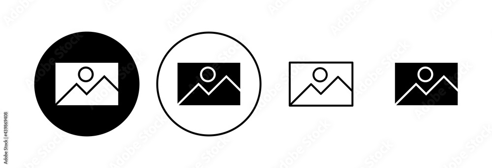 Picture icon set. photo gallery icon symbol Picture icon set. photo gallery icon symbol