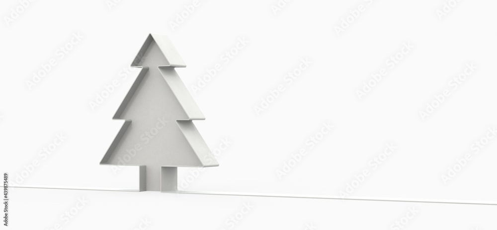 weihnachten weihnachtsbaum modern illustration 3d