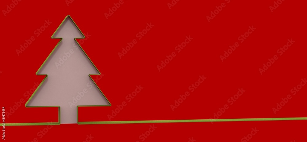 weihnachten weihnachtsbaum modern illustration 3d weihnachten weihnachtsbaum modern illustration 3d