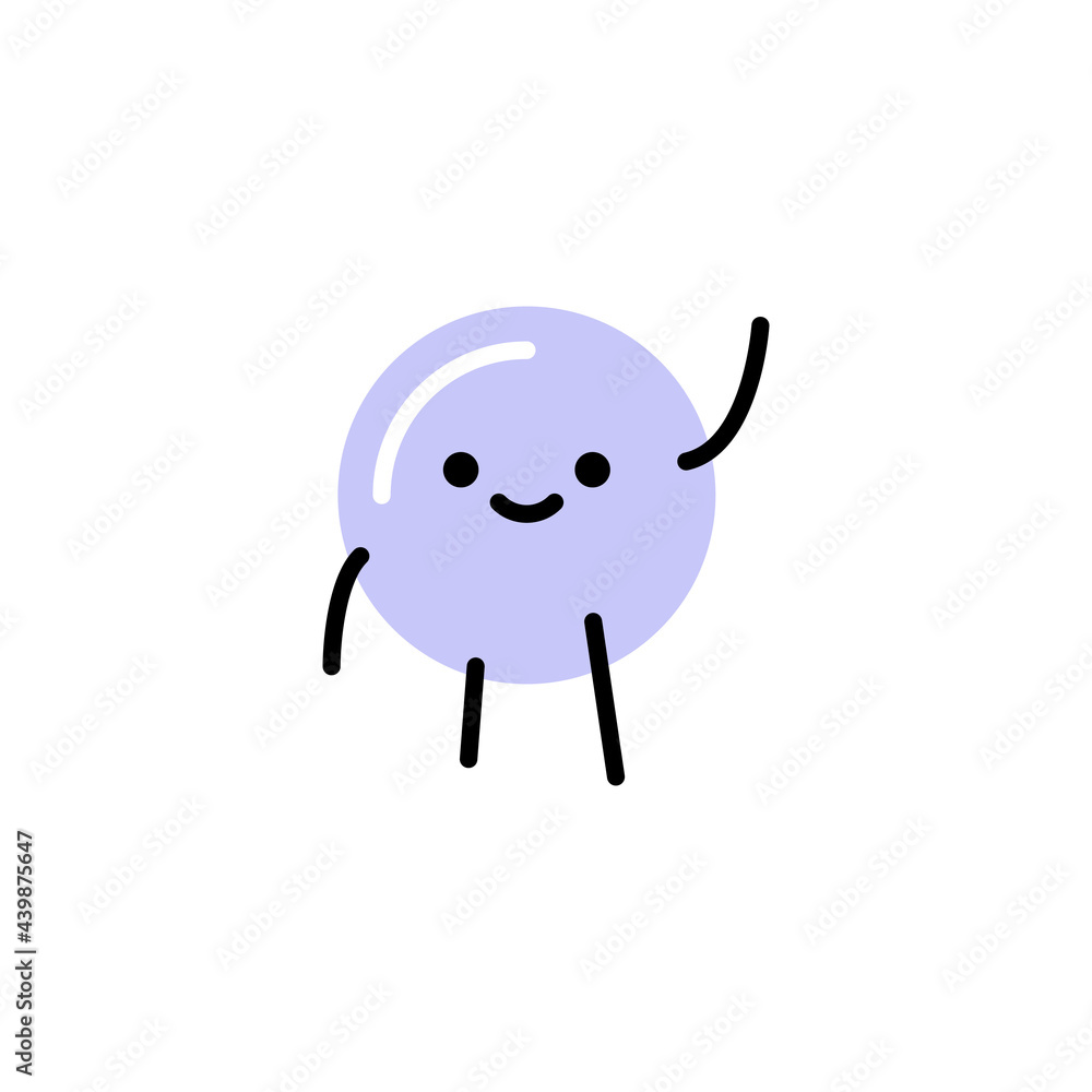 Bubble. Vector logo in bold line style Bubble. Vector logo in bold line style