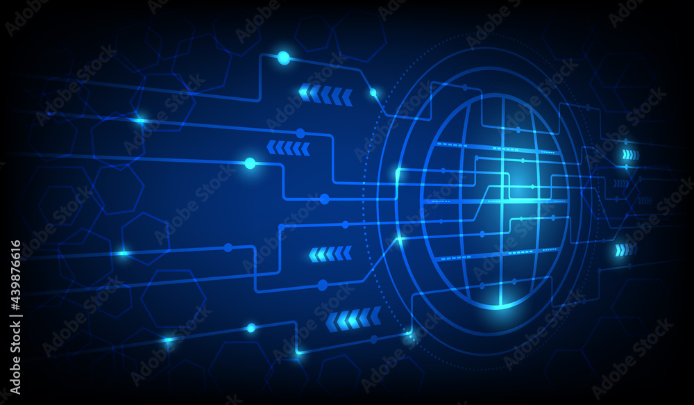 Abstract technology and business speed concept. vector background