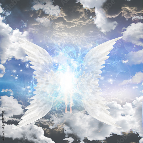 Obraz na plátně Angel's Wings. 3D Rendering