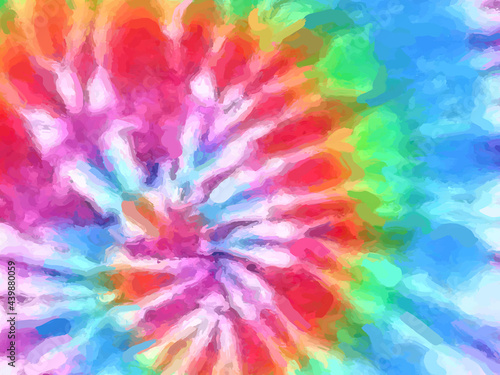 tie-dye oil paint style abstract vector  illustration  photo