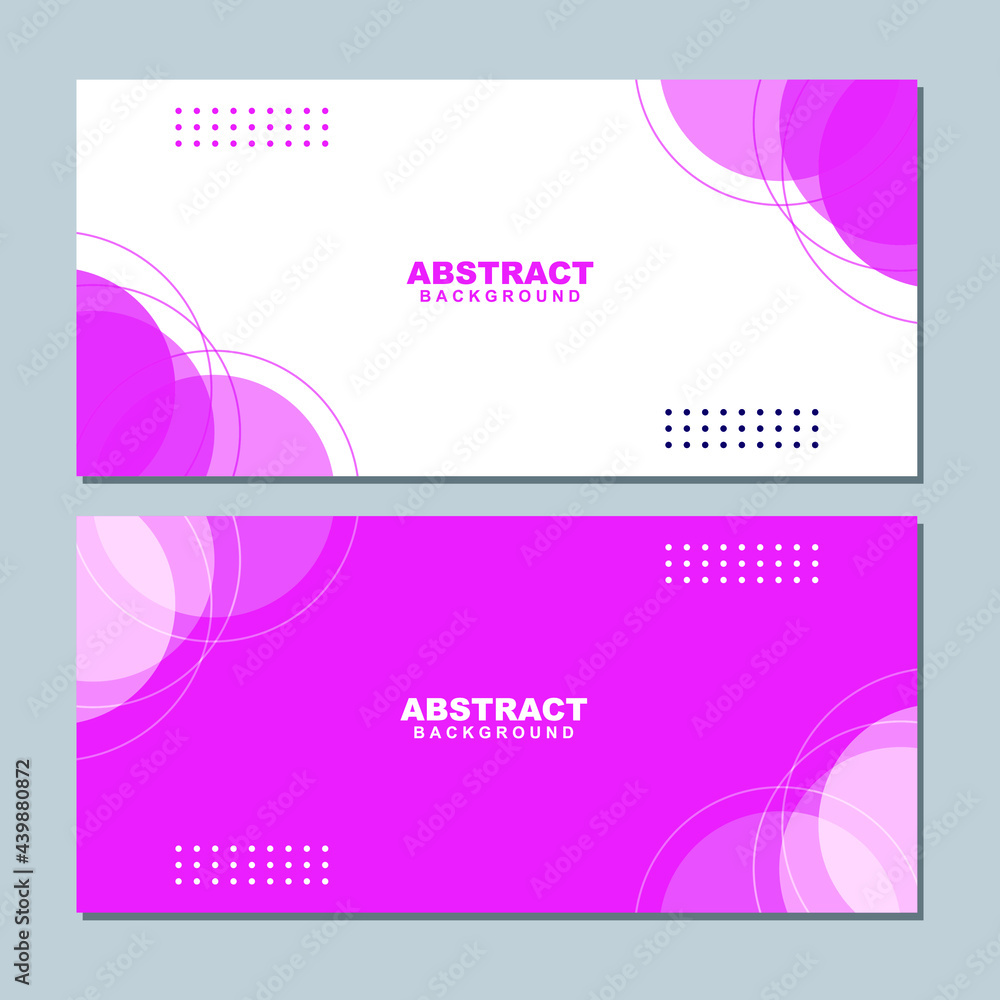 Illustration set vector of abstract business white and pink background color with pink and white element. Good to use for banner, social media template, poster and flyer template, etc