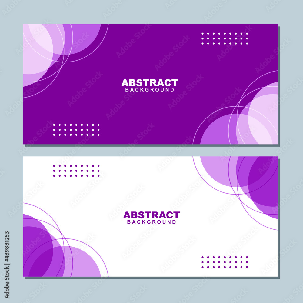Illustration set vector of abstract business white and violet background color with white and violet element. Good to use for banner, social media template, poster and flyer template, etc Illustration set vector of abstract business white and violet background color with white and violet element. Good to use for banner, social media template, poster and flyer template, etc