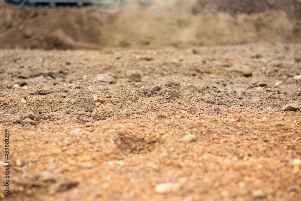 ground with brown pebbles as background ground with brown pebbles as background