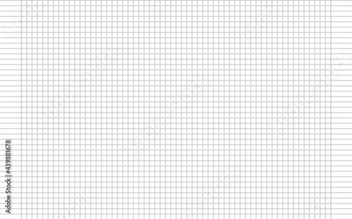 Graph paper. Printable squared grid paper with color horizontal lines. Geometric background for school, textures, notebook, diary. Realistic lined paper blank size reversal A5