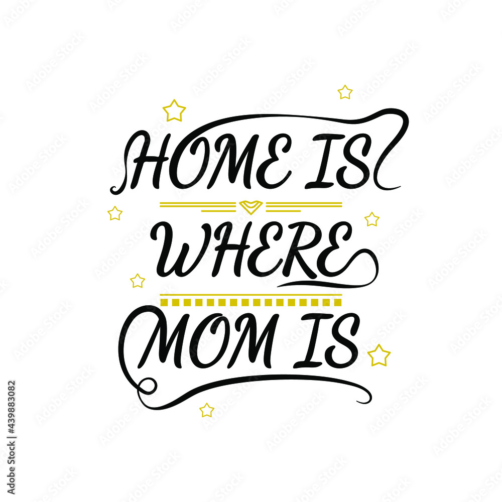 Abstract Doodle Text Home Is Where Mom Is Card Hand Draw Lettering Vector Design Style Template For Poster Social Banner Cards Abstract Doodle Text Home Is Where Mom Is Card Hand Draw Lettering Vector Design Style Template For Poster Social Banner Cards