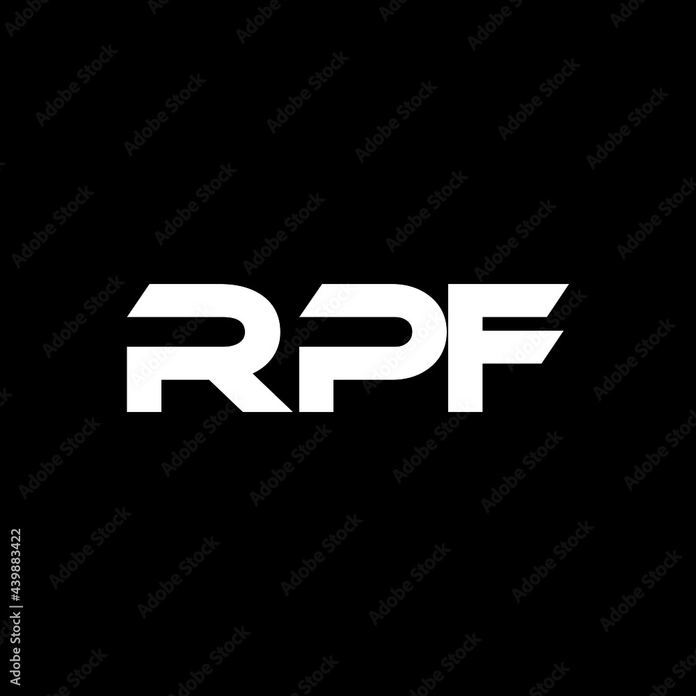 RPF letter logo design with black background in illustrator, vector logo modern alphabet font overlap style. calligraphy designs for logo, Poster, Invitation, etc. RPF letter logo design with black background in illustrator, vector logo modern alphabet font overlap style. calligraphy designs for logo, Poster, Invitation, etc.