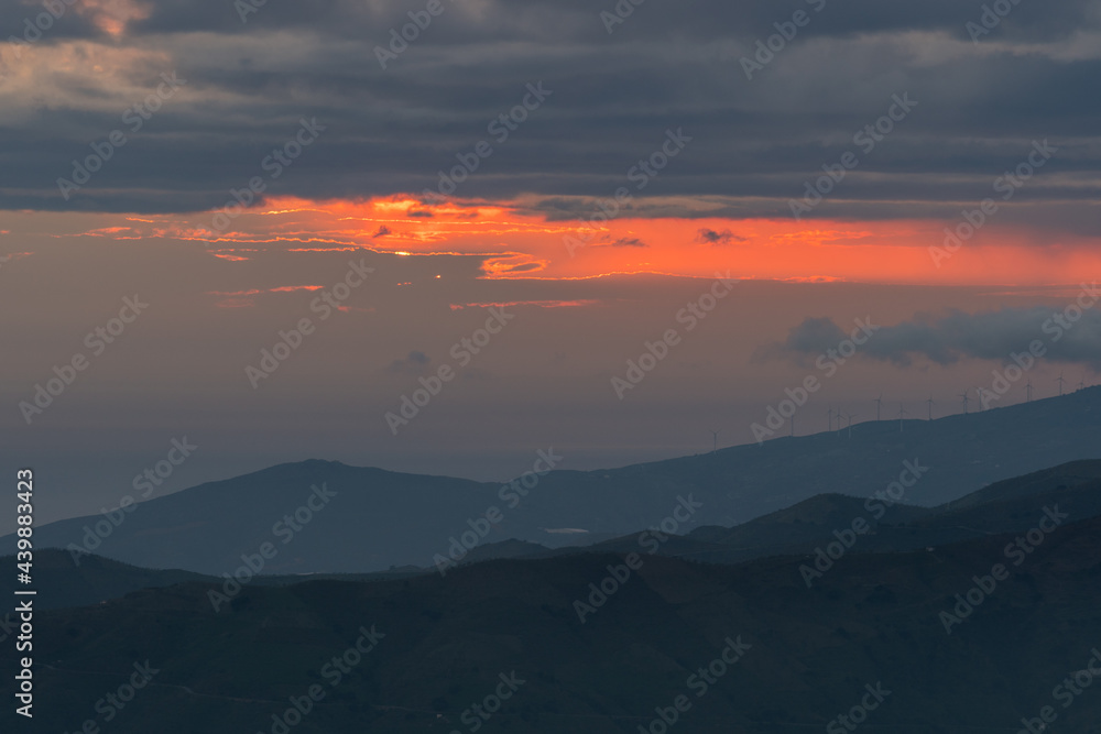 Fototapeta premium mountainous landscape in southern Spain