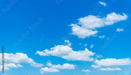 blue sky with clouds