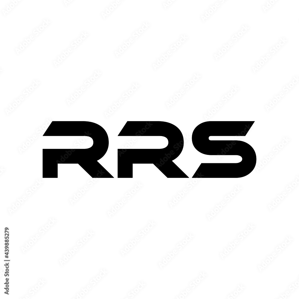 RRS letter logo design with white background in illustrator, vector logo modern alphabet font overlap style. calligraphy designs for logo, Poster, Invitation, etc.